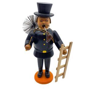 Erzgebirgische Handarbeit German incense smoker Chimney sweep Germany CS 94-86A